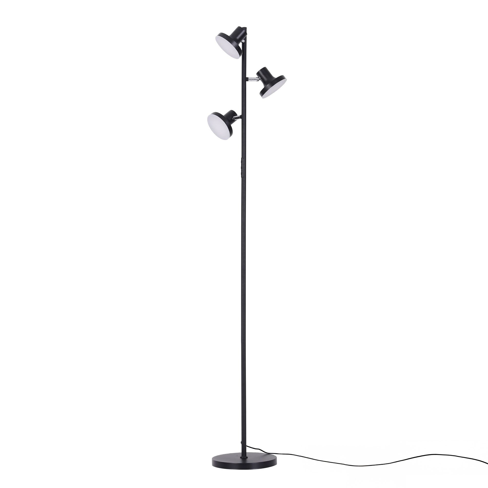Artiss LED Tree Floor Lamp, 36W Modern Dimmable Standing Lamp with Remote & Touch Control, 4 Color LAMP-FLOOR-3H-LED