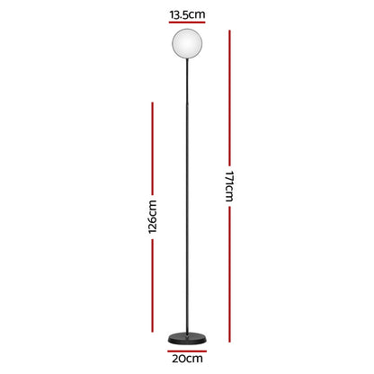 Artiss LED Floor Lamp Remote Adjustable Light Stand Home Living Room Reading LAMP-FLOOR-LED-150-BK