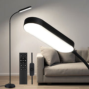 Artiss LED Floor Lamp with Remote Control & 4 Color Temperature Reading Living Room Bedroom Office LAMP-FLOOR-LED-174-BK