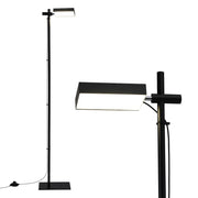 Artiss LED Floor Lamp, Modern Reading Lamp 360~ Rotating Adjustable Light Head,12W Standing Lamp for Living LAMP-FLOOR-LED-360-BK