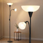 Artiss Floor Lamp Mother and Child Modern Home Living Room Office Reading Black LAMP-FLOOR-SF-1171-BK
