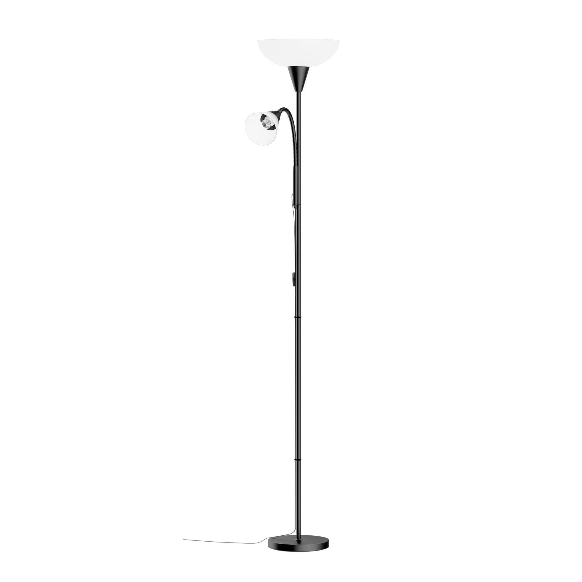 Artiss Floor Lamp Mother and Child Modern Home Living Room Office Reading Black LAMP-FLOOR-SF-1171-BK