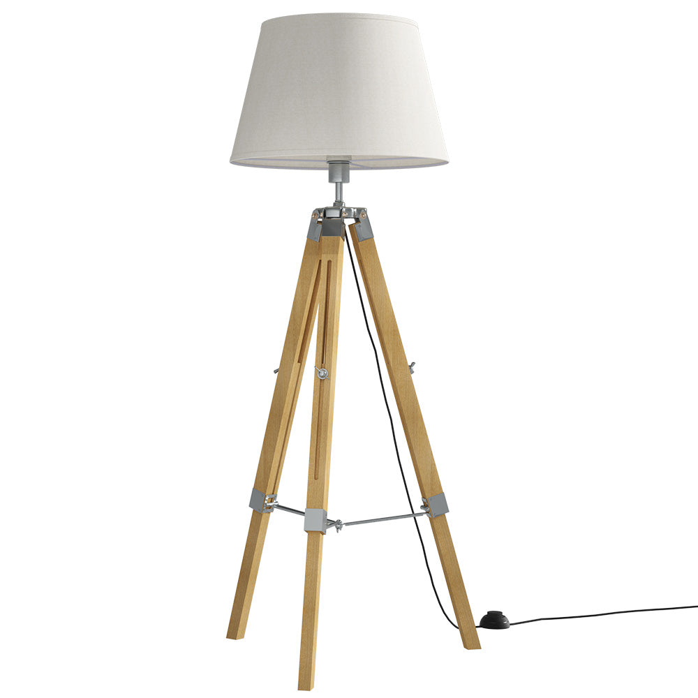 Artiss Tripod Floor Lamp Adjustable Height LED Light Stand Home Room Reading LAMP-FLOOR-SF-31016