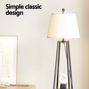 Artiss Floor Lamp 2 Tier Shelf Storage LED Light Stand Home Living Room Upright LAMP-FLOOR-SF-31097
