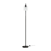 Artiss Floor Lamp Light Stand Modern Home Living Room Office Reading Glass Shade Black LAMP-FLOOR-SF-JF5470