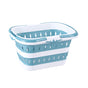 Artiss Laundry Basket Hamper Large Foldable Washing Clothes Storage Organiser Blue LBH-FD-BLWH