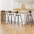 Artiss 4x Bar Stools Vintage Metal Chairs LC-BAR-CHR-ALEX-WALX4