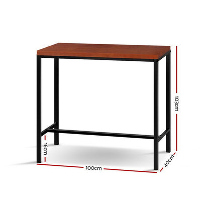 Artiss Alex Bar Table 100CM Rectangular LC-BAR-TAB-ALEX-WAL