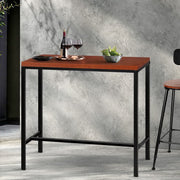 Artiss Alex Bar Table 100CM Rectangular LC-BAR-TAB-ALEX-WAL