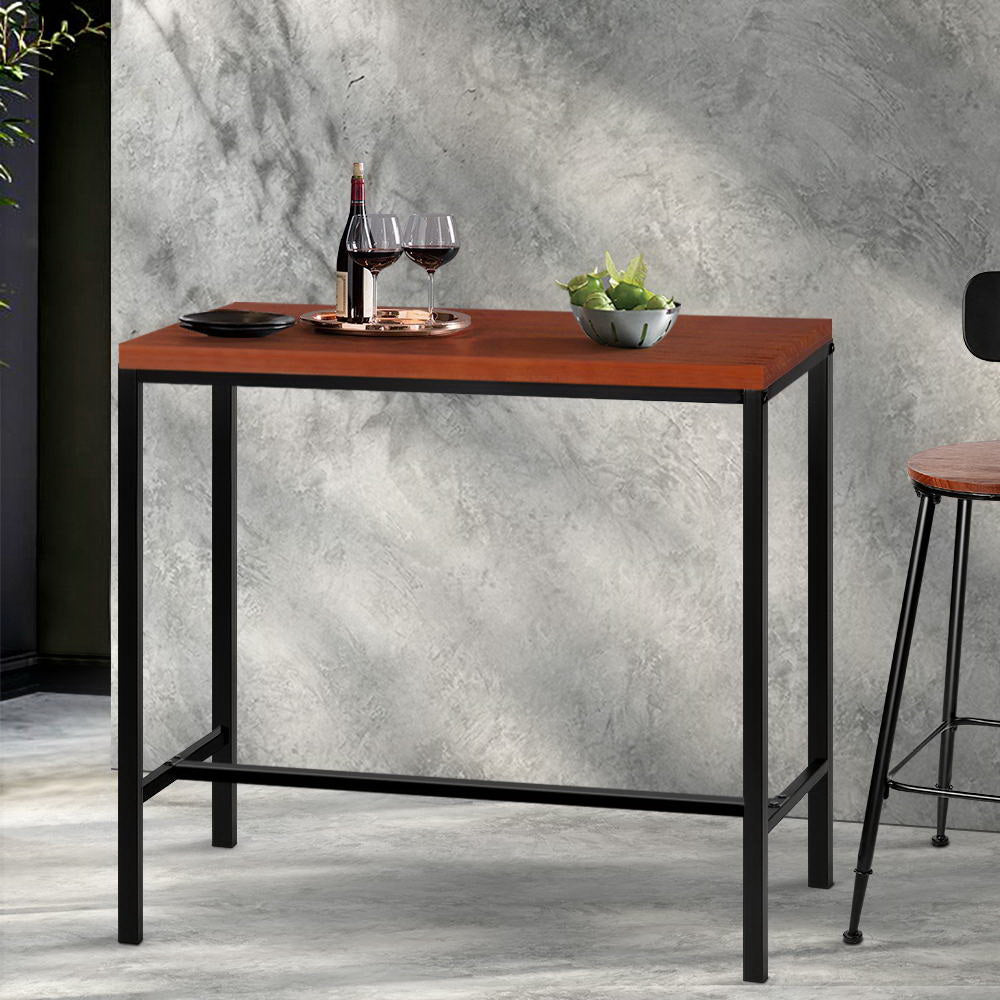 Artiss Alex Bar Table 100CM Rectangular LC-BAR-TAB-ALEX-WAL