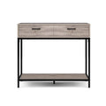 Artiss Hallway Console Table Hall Side Entry Display Desk Drawer Storage Oak LC-FURNI-SIDE01-OAK