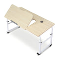 Artiss Mobile Laptop Desk Overbed Table Adjustable Computer Stand Bedside Cart LD-FWS10-2-MA