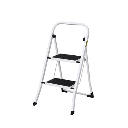 Giantz 2 Step Ladder Multi-Purpose Folding Steel Light Weight Platform LD-STEEL-2STEP