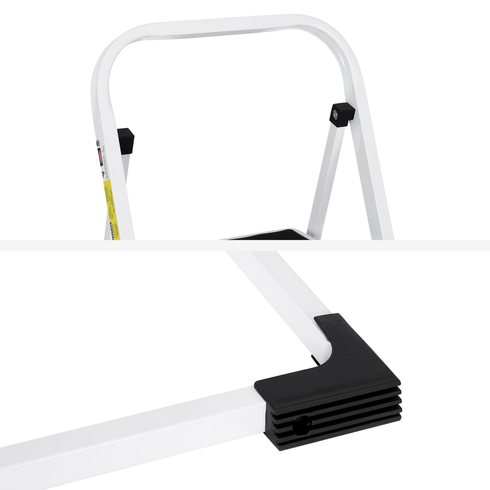 Giantz 2 Step Ladder Multi-Purpose Folding Steel Light Weight Platform LD-STEEL-2STEP