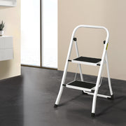 Giantz 2 Step Ladder Multi-Purpose Folding Steel Light Weight Platform LD-STEEL-2STEP
