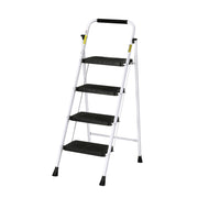 Giantz 4 Step Ladder Multi-Purpose Folding Steel Light Weight Platform LD-STEEL-4STEP