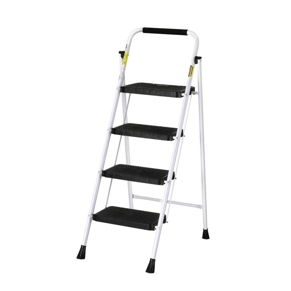 Giantz 4 Step Ladder Multi-Purpose Folding Steel Light Weight Platform LD-STEEL-4STEP