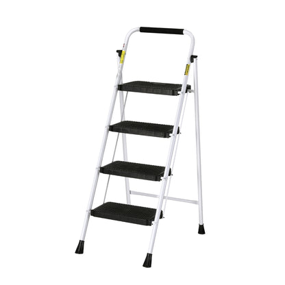 Giantz 4 Step Ladder Multi-Purpose Folding Steel Light Weight Platform LD-STEEL-4STEP