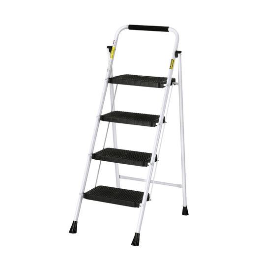 Giantz 4 Step Ladder Multi-Purpose Folding Steel Light Weight Platform LD-STEEL-4STEP