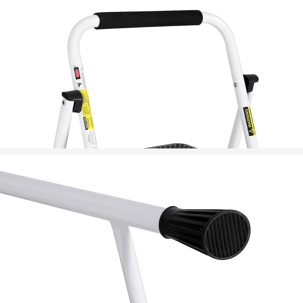 Giantz 4 Step Ladder Multi-Purpose Folding Steel Light Weight Platform LD-STEEL-4STEP