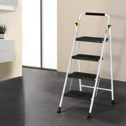 Giantz 4 Step Ladder Multi-Purpose Folding Steel Light Weight Platform LD-STEEL-4STEP