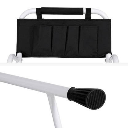 Giantz 4 Step Ladder Multi-Purpose Folding Steel Platform Tool Bag Handrails LD-STEEL-4STEP-TB