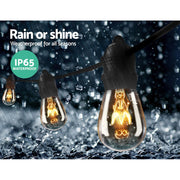 38m LED Festoon String Lights Outdoor Christmas Wedding Waterproof Garden Decor LIGHT-A-S14-40-WW