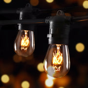 74m LED Festoon String Lights Outdoor Christmas Wedding Waterproof Garden Decor LIGHT-A-S14-80-WW
