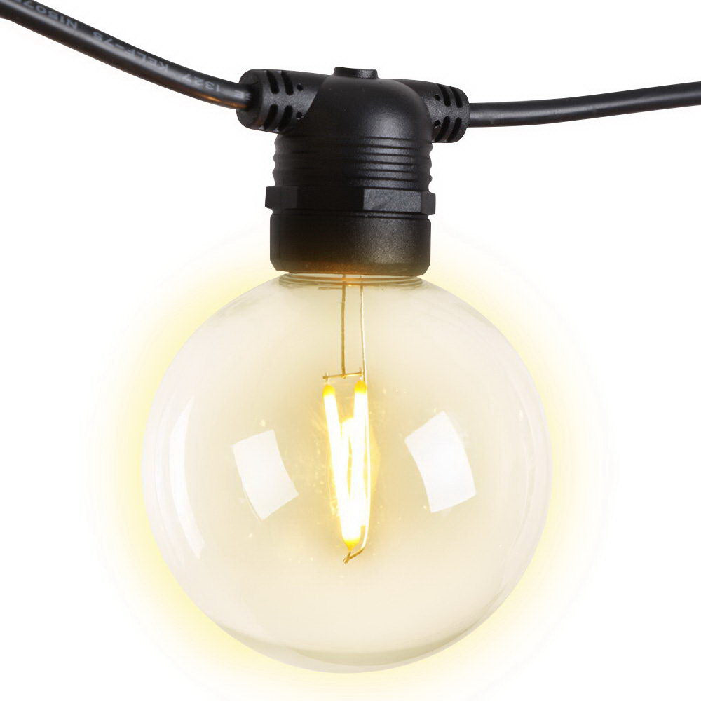 Jingle Jollys 77m LED Festoon Lights Sting Lighting Kits Wedding Outdoor Party LIGHT-B-G80-80-WW