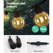 Jingle Jollys 77m LED Festoon Lights Sting Lighting Kits Wedding Outdoor Party LIGHT-B-G80-80-WW