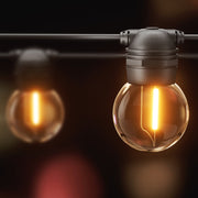 17m Solar Festoon Lights Outdoor LED String Light Christmas Wedding Decor 2 Pack LIGHT-B-SOLAR-G45-15-WWX2