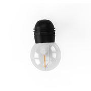 23m Solar Festoon Lights Outdoor LED String Light Xmas Wedding Garden Party LIGHT-B-SOLAR-G45-20-WW