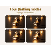 23m Solar Festoon Lights Outdoor LED String Light Xmas Wedding Garden Party LIGHT-B-SOLAR-G45-20-WW