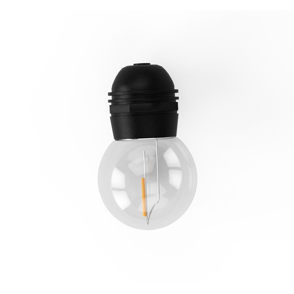 50m Solar Festoon Lights Outdoor LED String Light Xmas Wedding Garden Party LIGHT-B-SOLAR-G45-50-WW