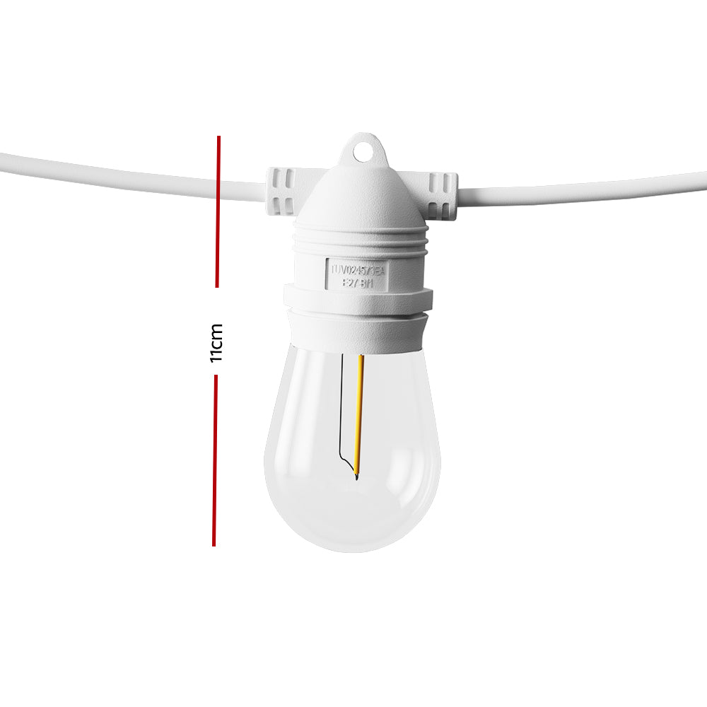 95M LED Festoon Light Outdoor String Light Christmas Wedding Party Decorations LIGHT-WC-B-S14-100-WW