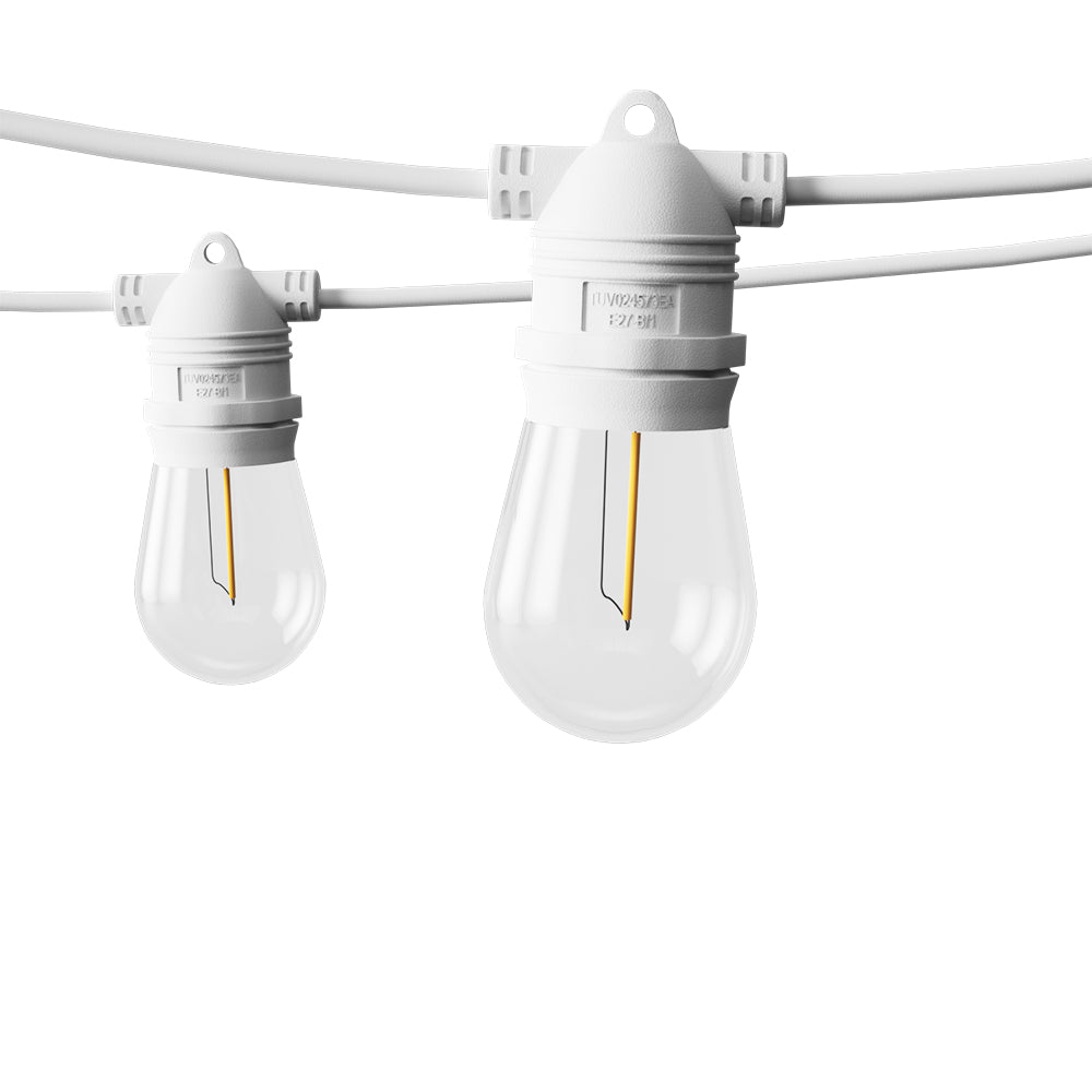 50M LED Festoon Light Outdoor String Light Christmas Wedding Party Decorations LIGHT-WC-B-S14-50-WW