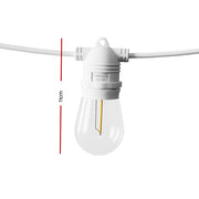 68M LED Festoon Light Outdoor String Light Christmas Wedding Party Decorations LIGHT-WC-B-S14-70-WW