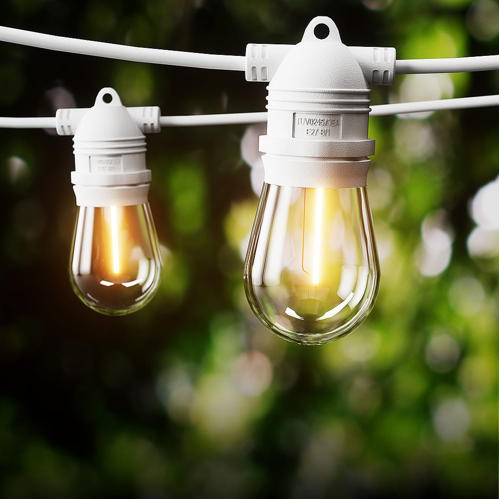 86M LED Festoon Light Outdoor String Light Christmas Wedding Party Decorations LIGHT-WC-B-S14-90-WW