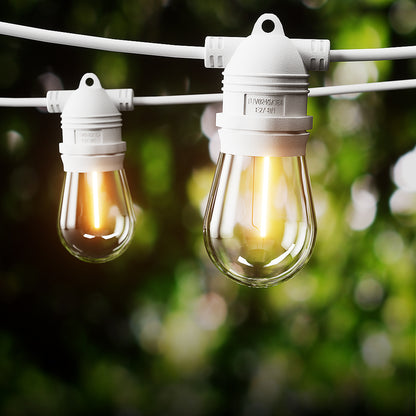 86M LED Festoon Light Outdoor String Light Christmas Wedding Party Decorations LIGHT-WC-B-S14-90-WW