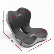 Artiss Ergonomic Seat Cushion with Lumbar Support for Office Chair, Memory Foam Coccyx and Lumbar Support Pad for Car Office Wheelchair Home
