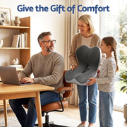 Artiss Ergonomic Seat Cushion with Lumbar Support for Office Chair, Memory Foam Coccyx and Lumbar Support Pad for Car Office Wheelchair Home