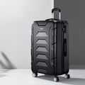 Wanderlite 28 Inch Luggage with TSA Lock Spinner Travel Suitcase Carry On Hard Shell Luggage Case Black LUG-ABS-BOS-28-BK