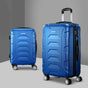 Wanderlite 2Set 20-28 Inch Luggage with TSA Lock Spinner Carry On Hard Shell Travel Suitcase Luggage Case Blue LUG-ABS-BOS-2SET-BU