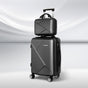 Wanderlite 2Set 20 Inch Luggage Case with 12 Inch Handheld Luggage Box Hard Shell Travel Suitcase TSA Lock LUG-ABS-CB-12-20-BK