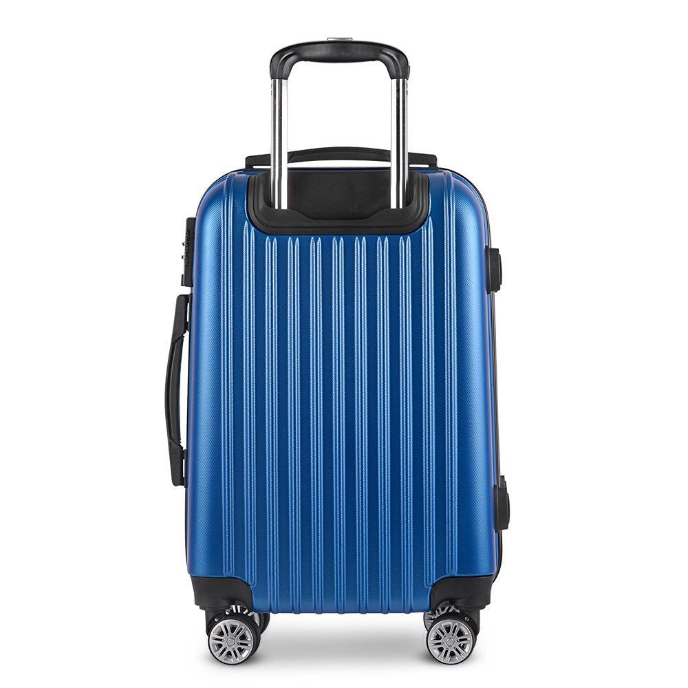 Wanderlite 28 Inch Luggage with TSA Lock Spinner Carry On Hard Shell Travel Suitcase Luggage Case Blue LUG-ABS-CLA-28-BU