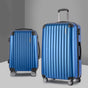 Wanderlite 20-28 Inch Luggage 2Set with TSA Lock Spinner Carry On Hard Shell Travel Suitcase Luggage Case Blue LUG-ABS-CLA-2SET-BU