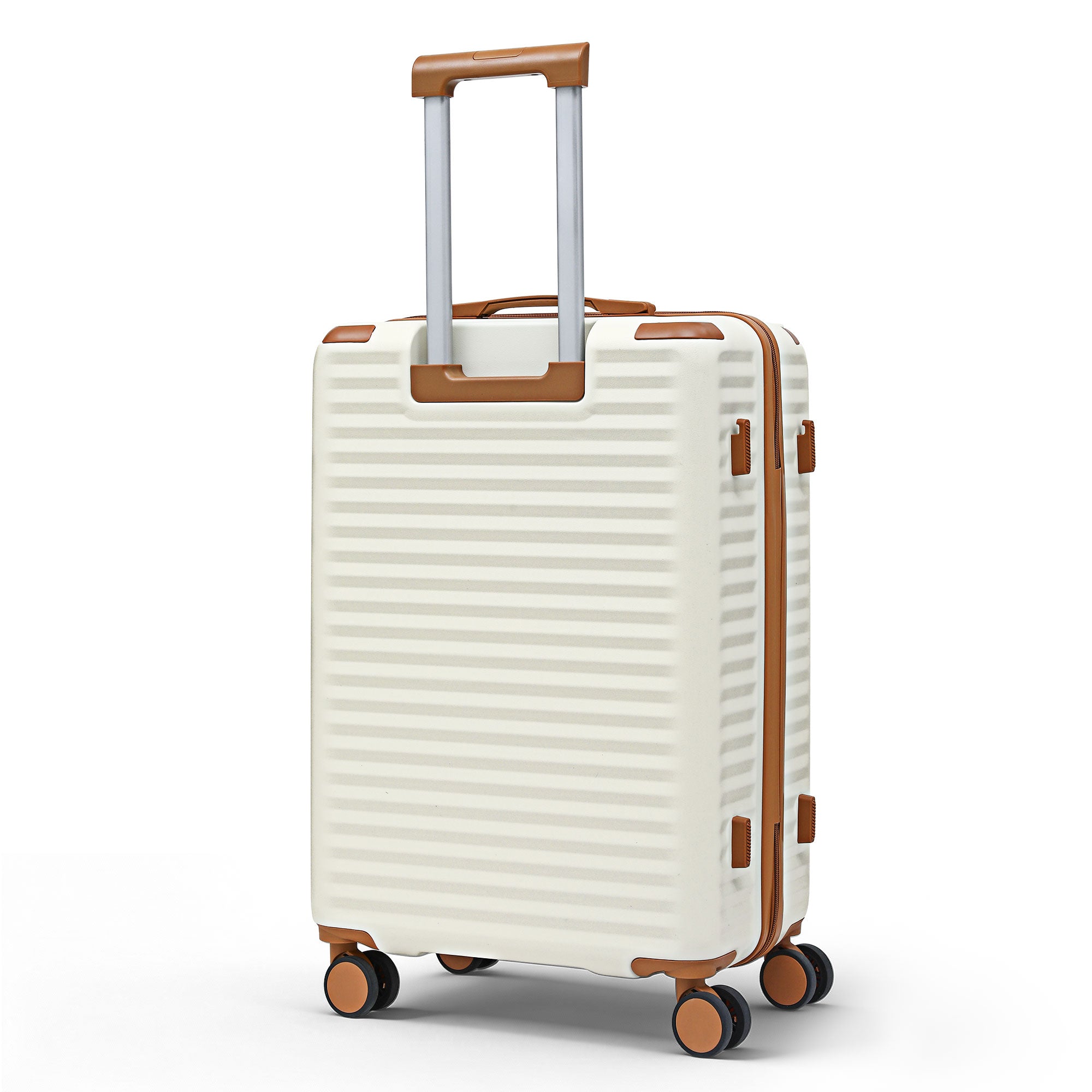 Wanderlite 5pcs Luggage Suitcase Set Trolley Travel TSA Lightweight Hard Case LUG-ABS-DB-5SET-WHBR