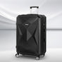 Wanderlite 28-inch Luggage Set with TSA LockABS Hard Shell Travel Suitcase Organiser Luggage Case Black LUG-ABS-DM-28-BK