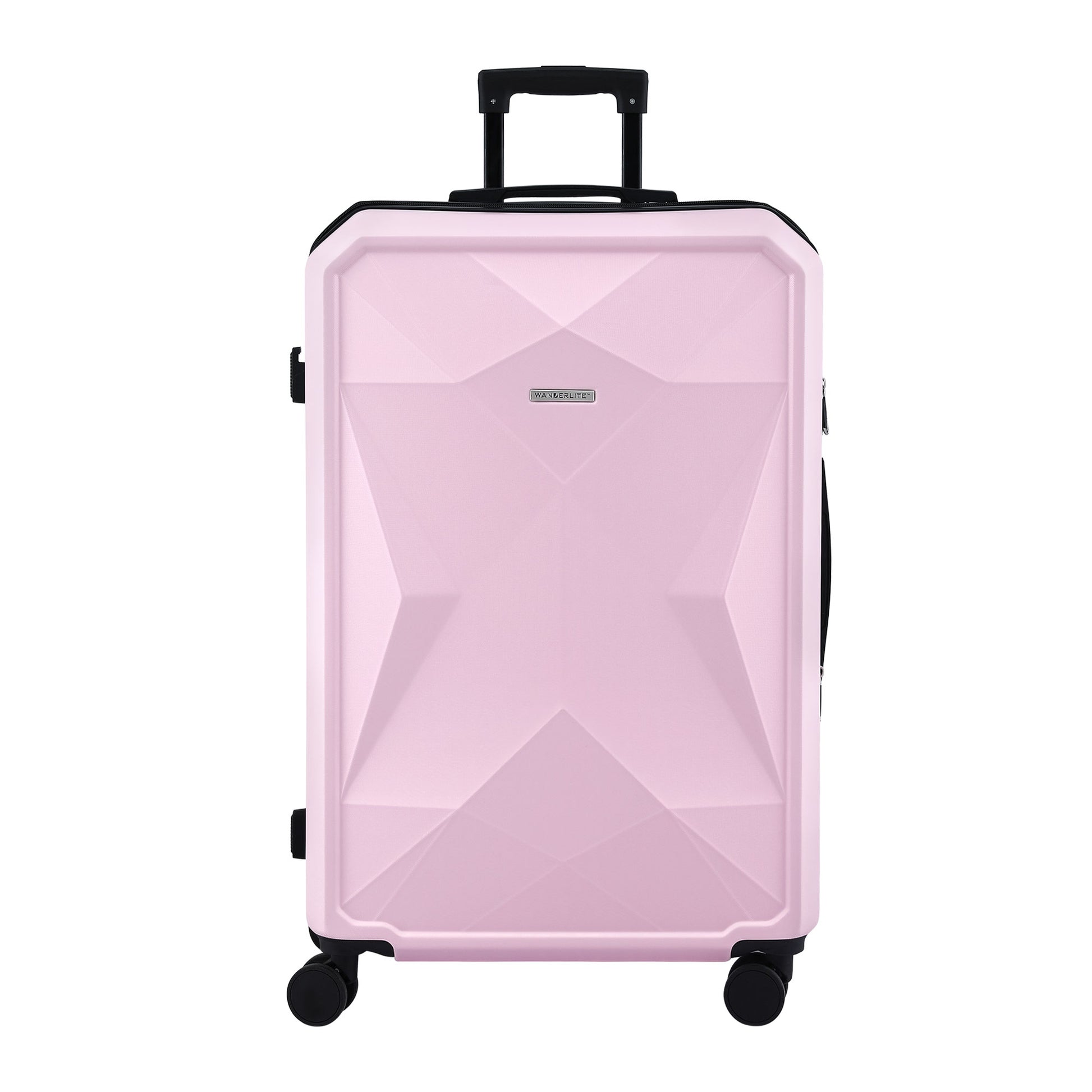 Wanderlite 28" Luggage Suitcase Trolley Travel Lightweight TSA Hardshell Pink LUG-ABS-DM-28-PK