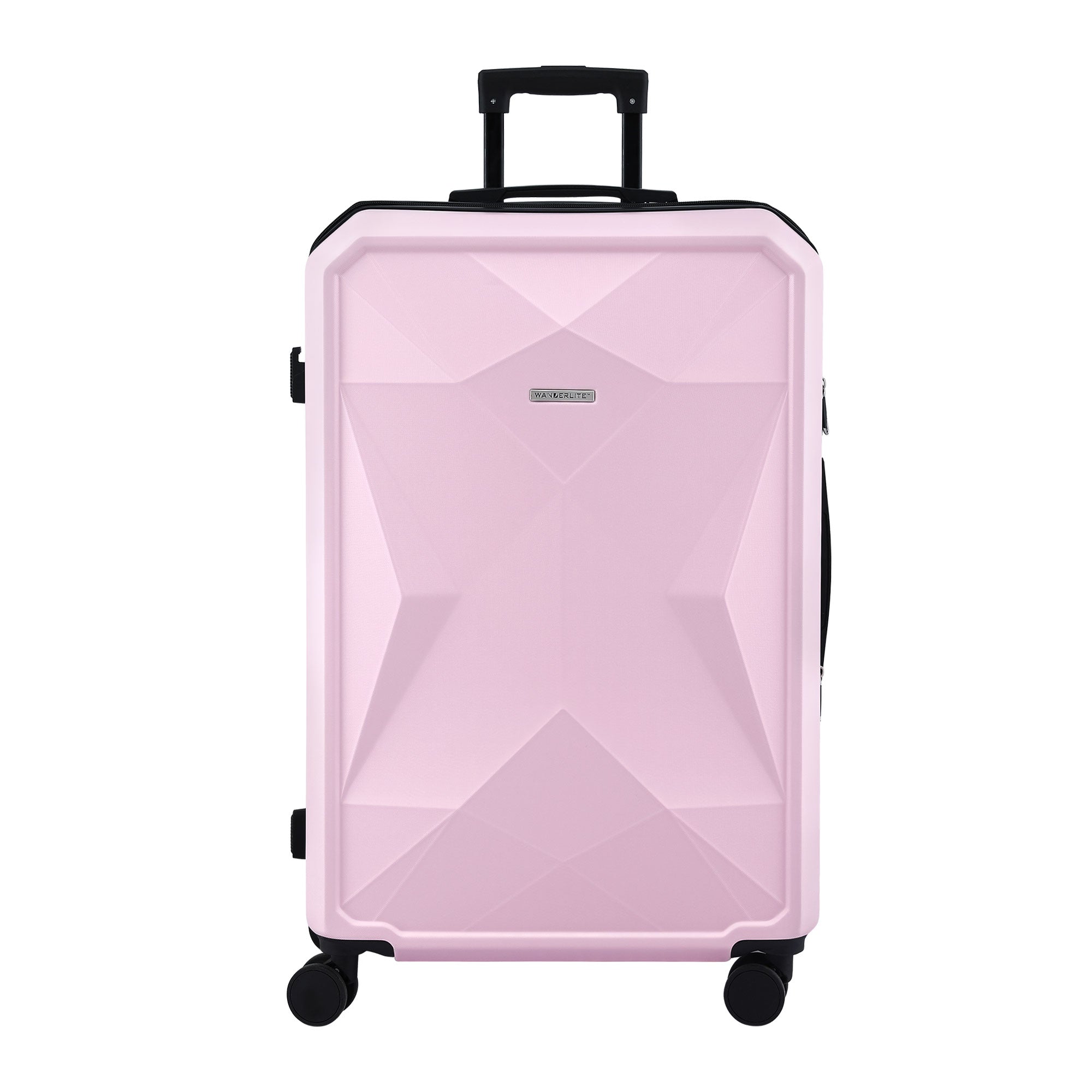Wanderlite 28" Luggage Suitcase Trolley Travel Lightweight TSA Hardshell Pink LUG-ABS-DM-28-PK